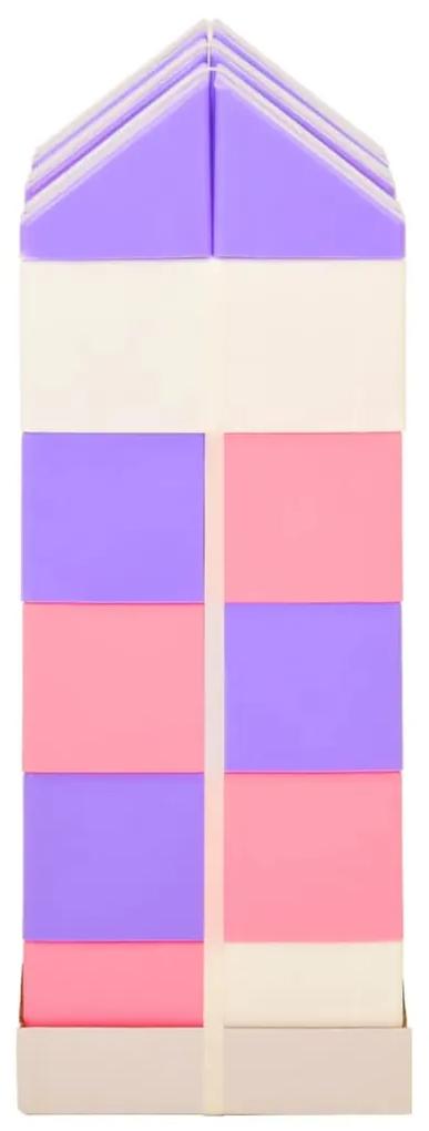 Polesie Jucarii bloc, 36 piese Roz si violet, 36