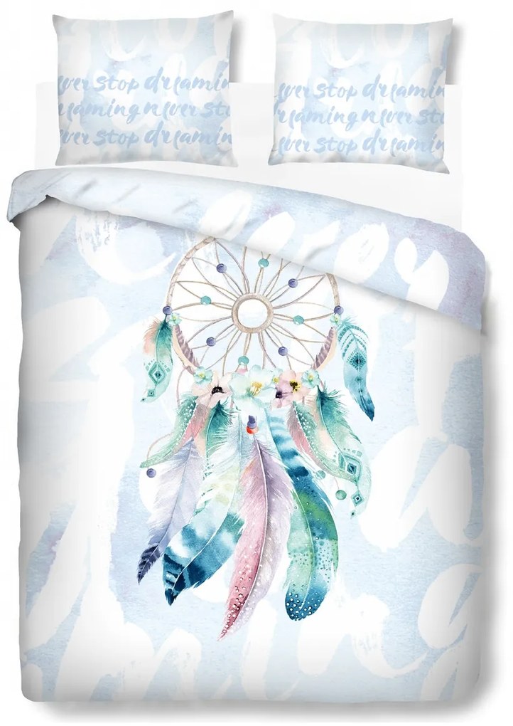 Lenjerie de pat dubla Dream Catcher, Bedora, 4 piese, Bumbac Ranforce