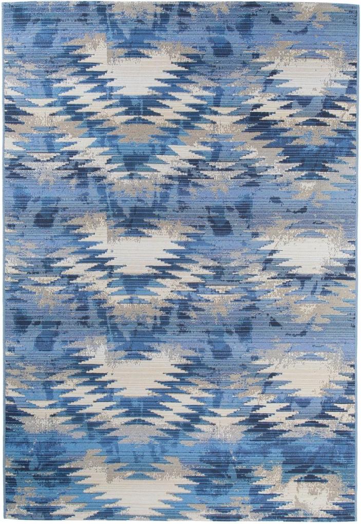 Covor cu tesatura plata in&outdoor Artis, Albastru - 160x235 cm