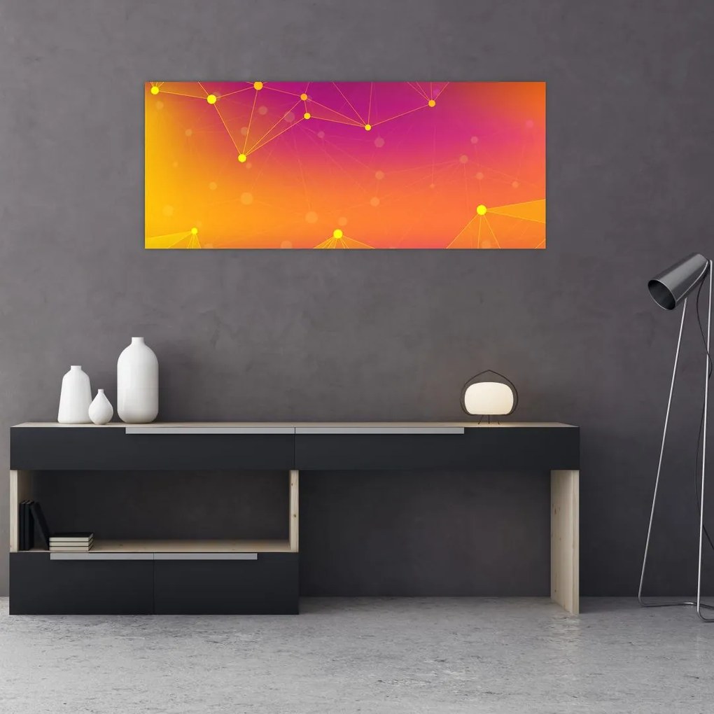 Tabloul modern colorat (120x50 cm)