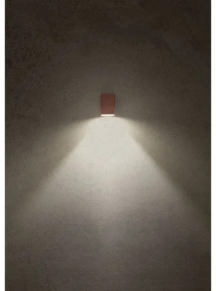 Redo 90528 - Aplica de perete LED pentru exterior BRIO, 6W, 230V, 3000K, IP54, maro