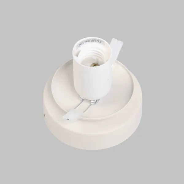 Plafonieră MOONLIGHT 1xE27/15W/230V Ø 16 cm, crem