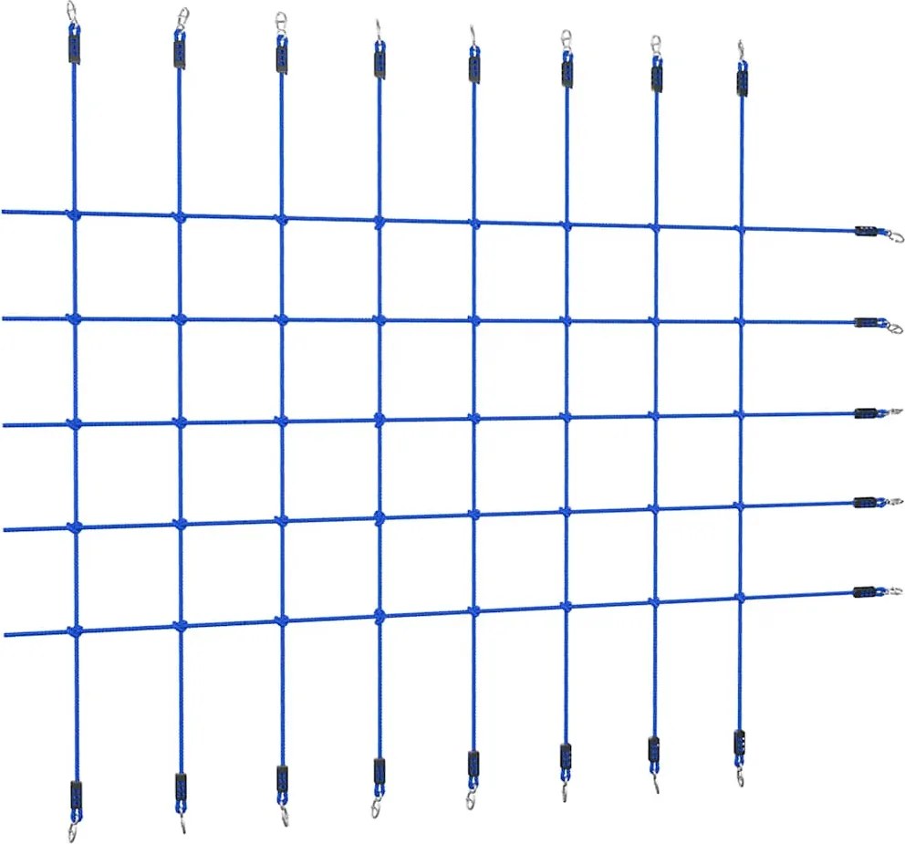 vidaXL Plasă de cățărat, albastru, 200x150 cm