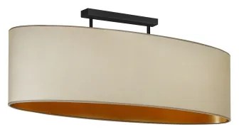 Lustră aplicată Duolla OVAL VEGAN 2xE27/15W/230V bej