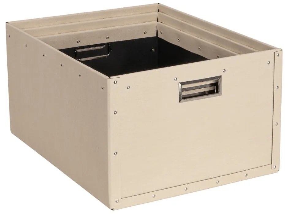 Cutii de depozitare bej 3 buc. din carton Ture – Bigso Box of Sweden