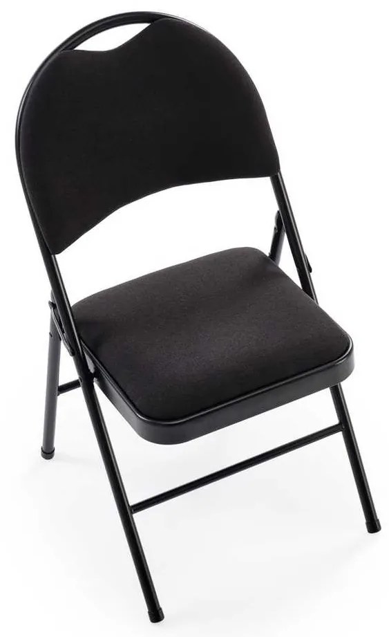 Scaun pliabil Dover, negru