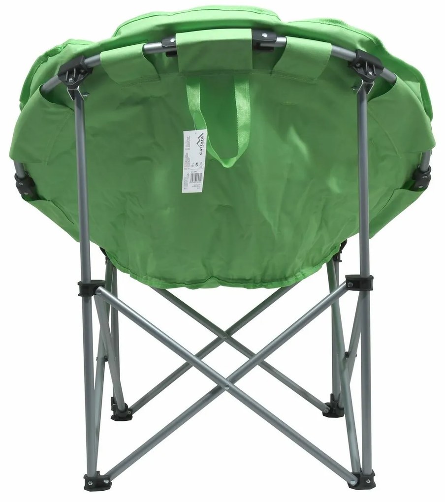 Scaun pliabil Cattara Camping Flowers, verde