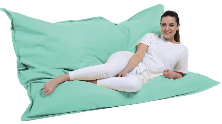 Fotoliu puf pentru grădină Giant Cushion 140x180 - Turquoise