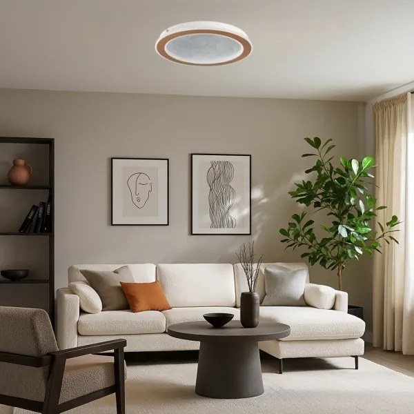 Plafonieră LED Rabalux ZOFRAEL 71281-LED, dimabilă, 24W/230V, 3000-6500K, Ø40 cm, cu telecomandă