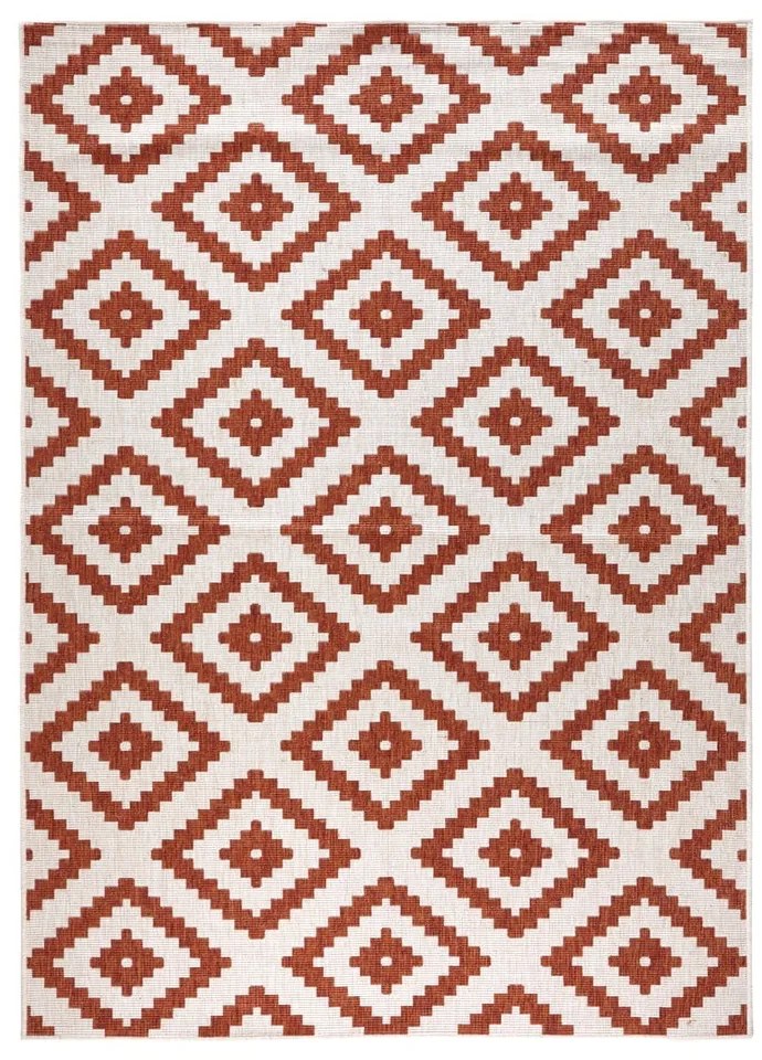 Covor adecvat pentru exterior NORTHRUGS Malta, 120 x 170 cm, maro - crem