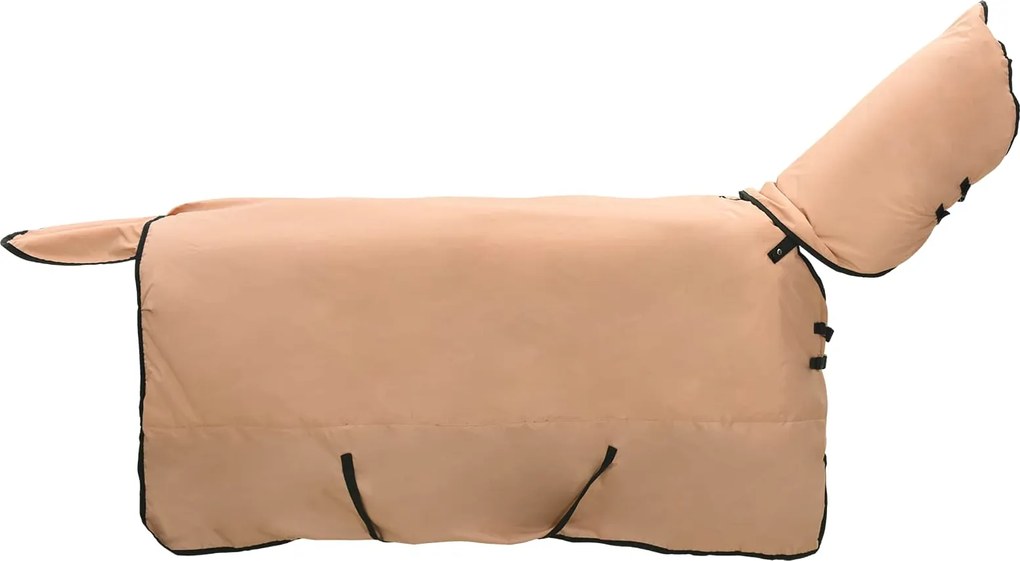 vidaXL Pătură pentru cai Cappuccino 85 cm Poliester