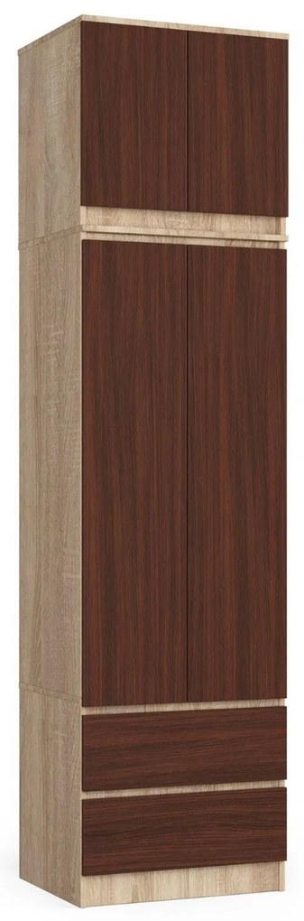 Dulap de haine Sahil (stejar sonoma + wenge). 1071031