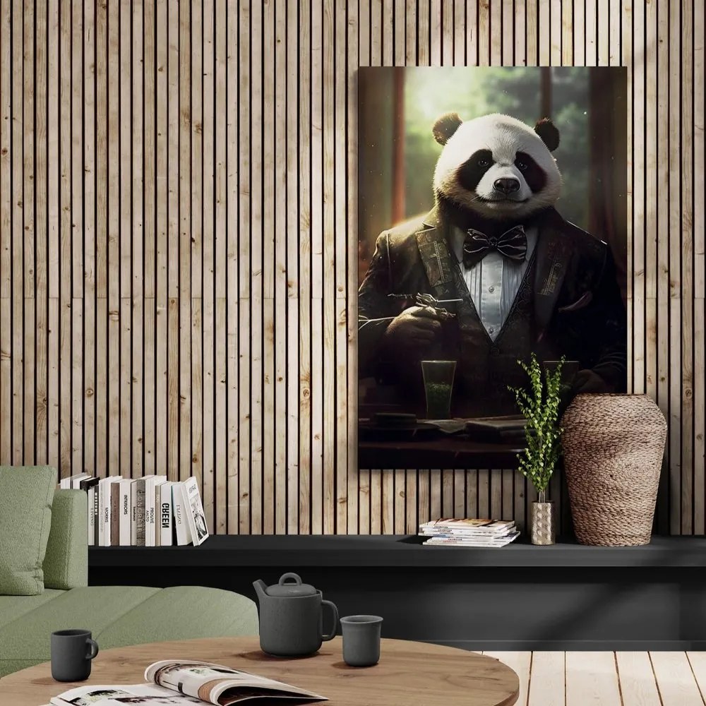 Tablou animal gangster panda