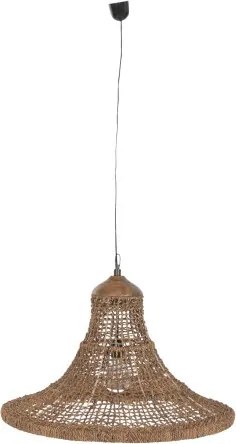 Lustră suspendată Balinese natural, 75x75x55 , din fibra naturală "Amani"