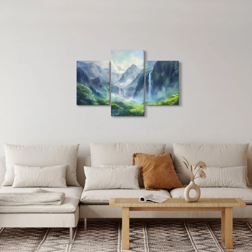 Tablou - Valea cascadelor (90x60 cm)