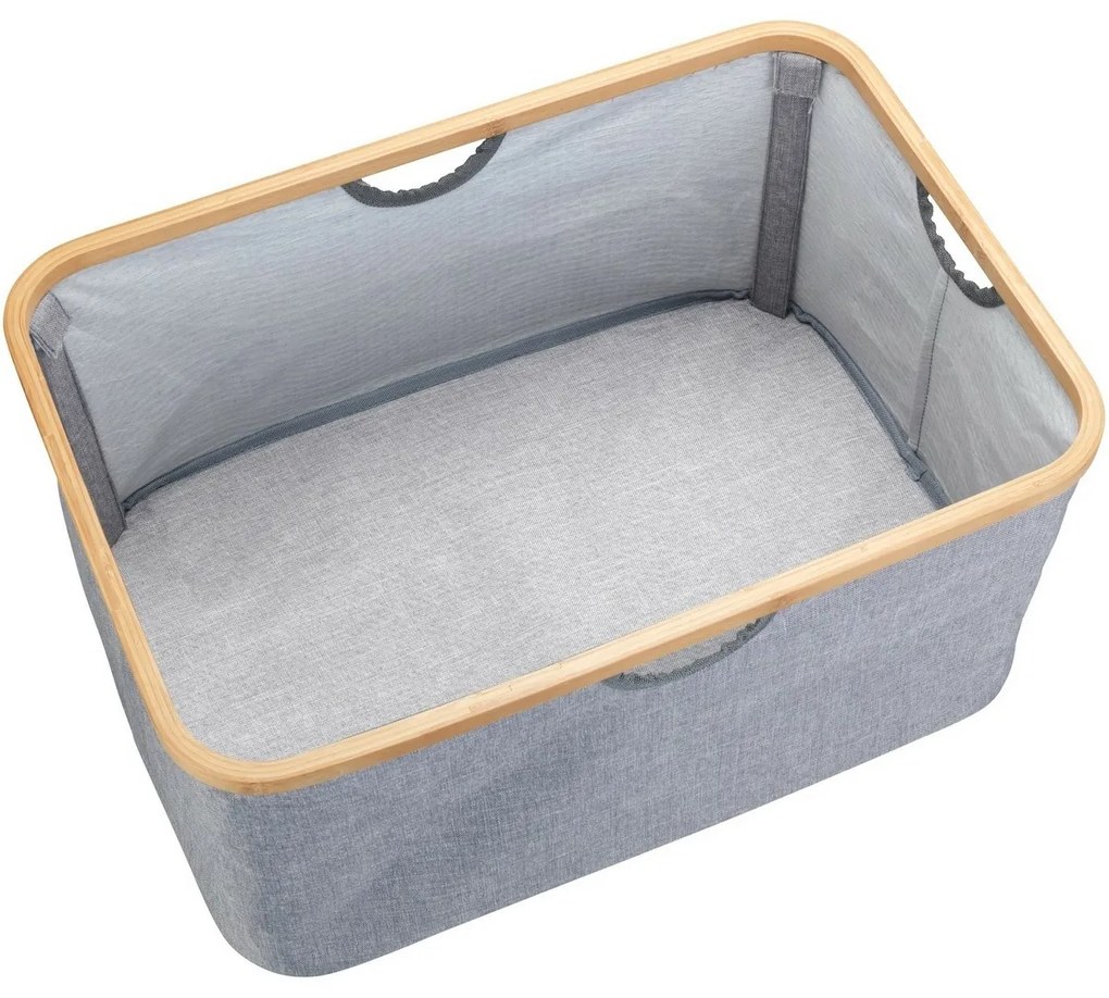 Wenko Coș pentru rufe curate din material nețesut Bahari 50 l