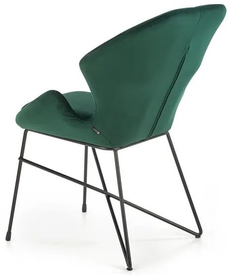 Scaun de sufragerie Koh (Verde închis). 1048909