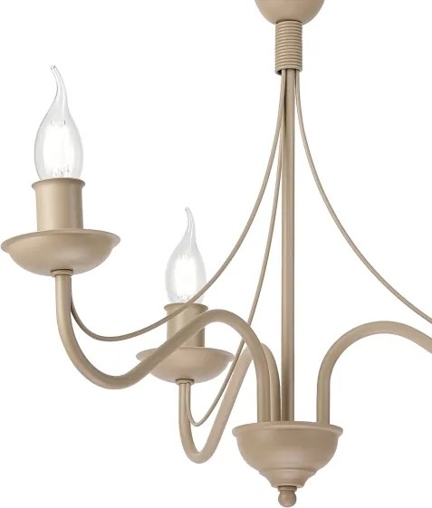 Candelabru pe lanț ANTON 3xE14/60W/230V bej