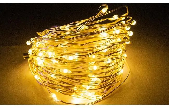 Ghirlanda LED solara, 1W, 25lm, lumina calda (3000K), IP44, Masterled