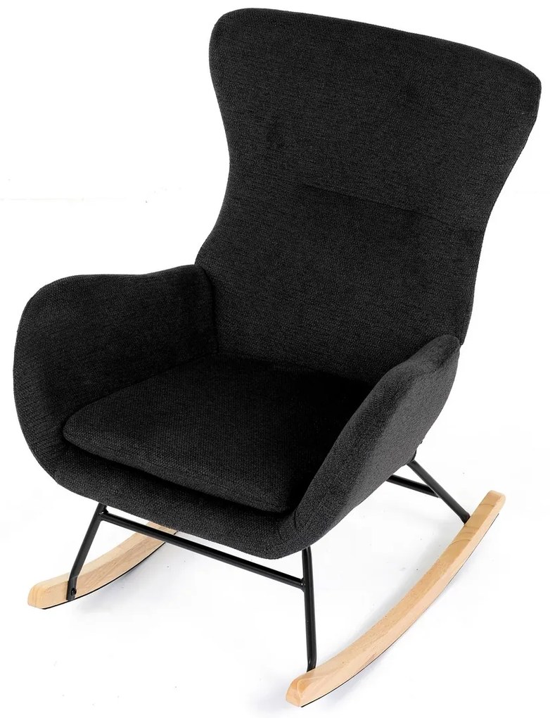 Fotoliu balansoar BK2, negru