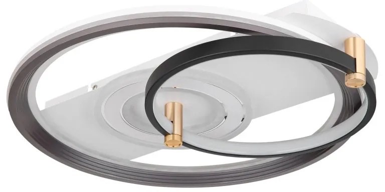 Plafoniera LED cu telecomanda design modern Ani alb
