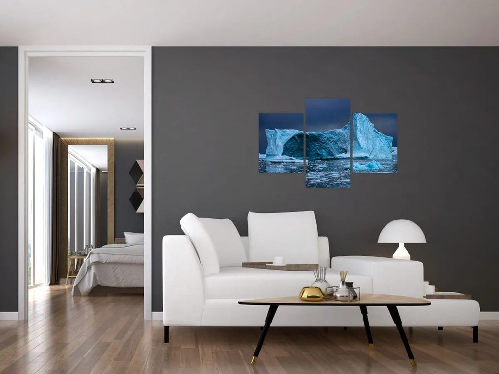 Tablou - Peștera de gheață (90x60 cm)