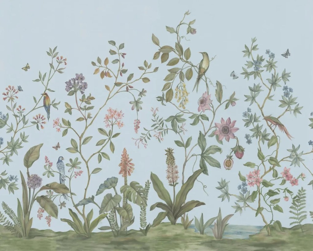 Fototapet, Chinoiserie, Blue, Rebel Walls