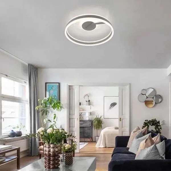 Lustră LED dimabilă aplicată LED/86W/230V 3000-6500K alb + telecomandă