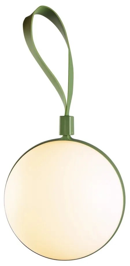 Lampa LED portabila cu baterii pentru terasa, gradina Bring To-Go 12 verde