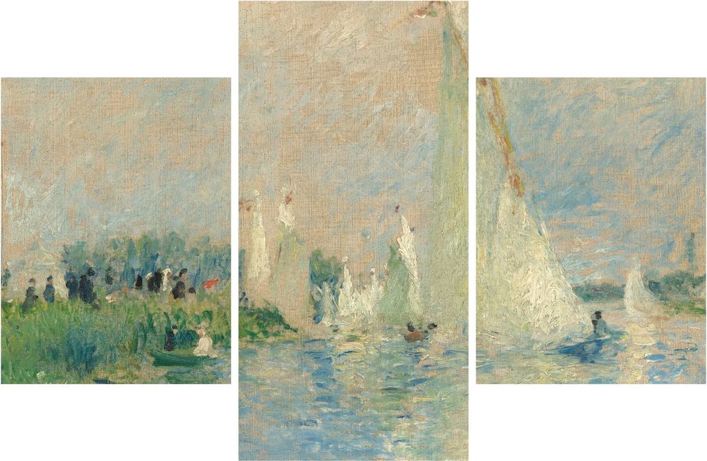 Tablou - Auguste Renoir, Regatta at Argenteuil, reproducere (90x60 cm)