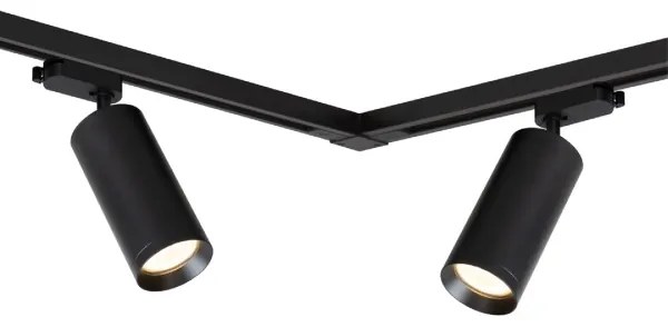 Spot in sistem de șină MICA 4xGU10/10W/230V negru