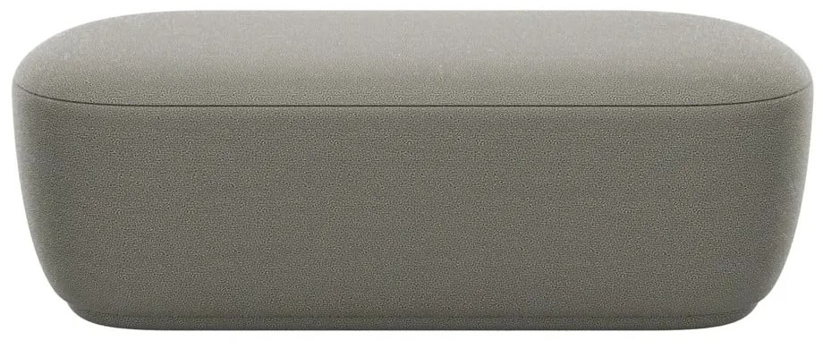 Bancă gri cu tapițerie din stofă bouclé KUON – Blomus