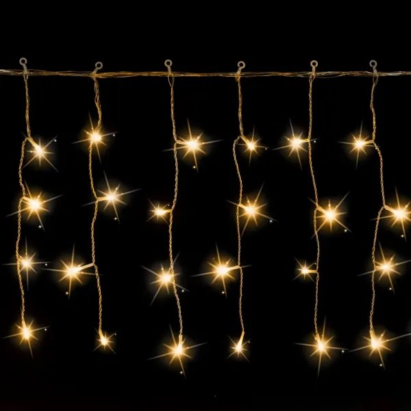 Aigostar - Ghirlandă LED de Crăciun pentru exterior 200xLED 8x0,4m IP44 alb cald