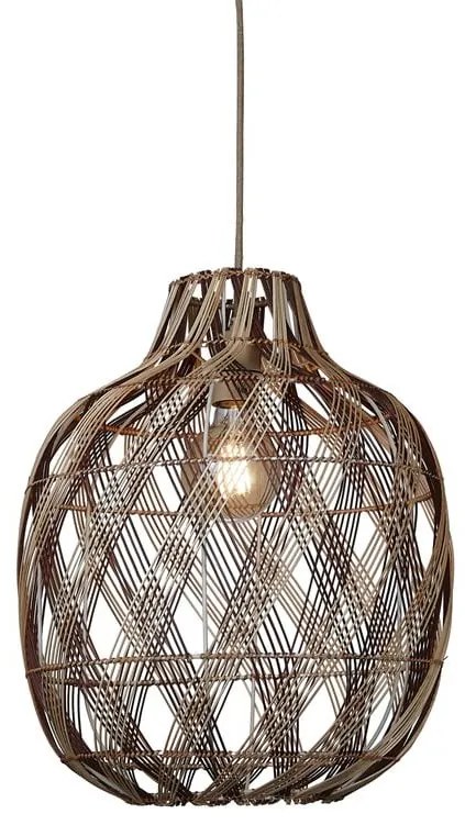 Lustra/Pendul Eco, Bambus, Mendoza natural/maro, L