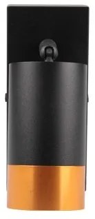 Spot de perete 1xGU10/35W/230V negru/auriu