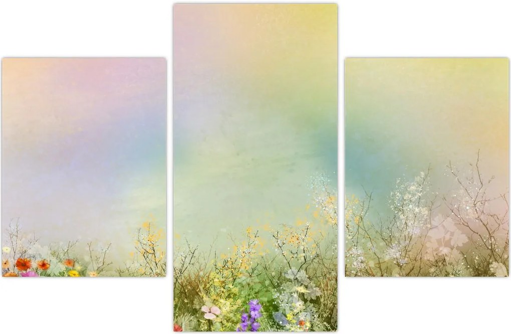 Tablou - Pajiște pictată 2 (90x60 cm)