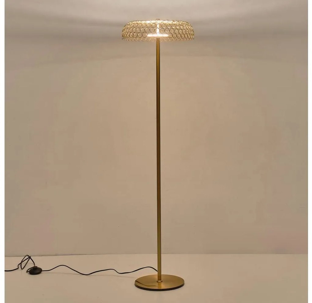 Lampadar LED LED/10W/230V 3000K auriu