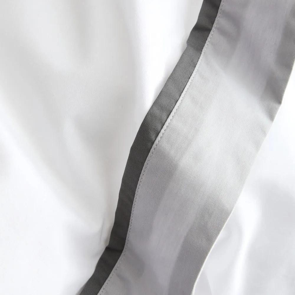 Lenjerie de pat albă din bumbac pentru pat dublu 200x200 cm Mayfair – Bianca