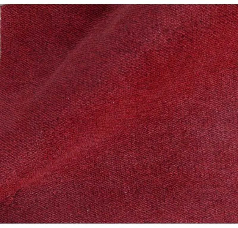 Set Fotoliu King Size cu Otoman (suport picioare) si Perna, Material Textil - Sour Cherry