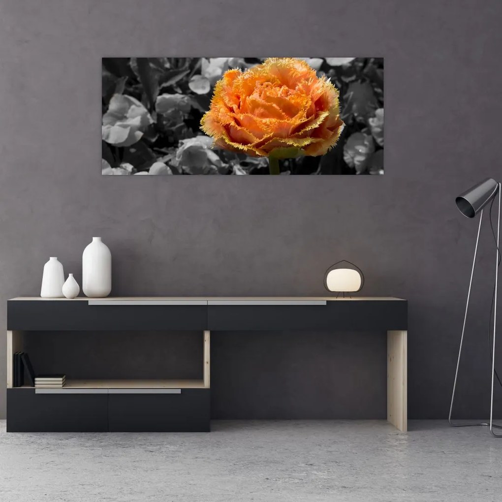 Tablou cu floare (120x50 cm)