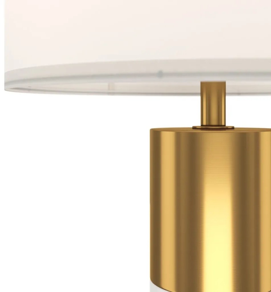 Veioza, lampa de masa design modern Bianco alama, alb