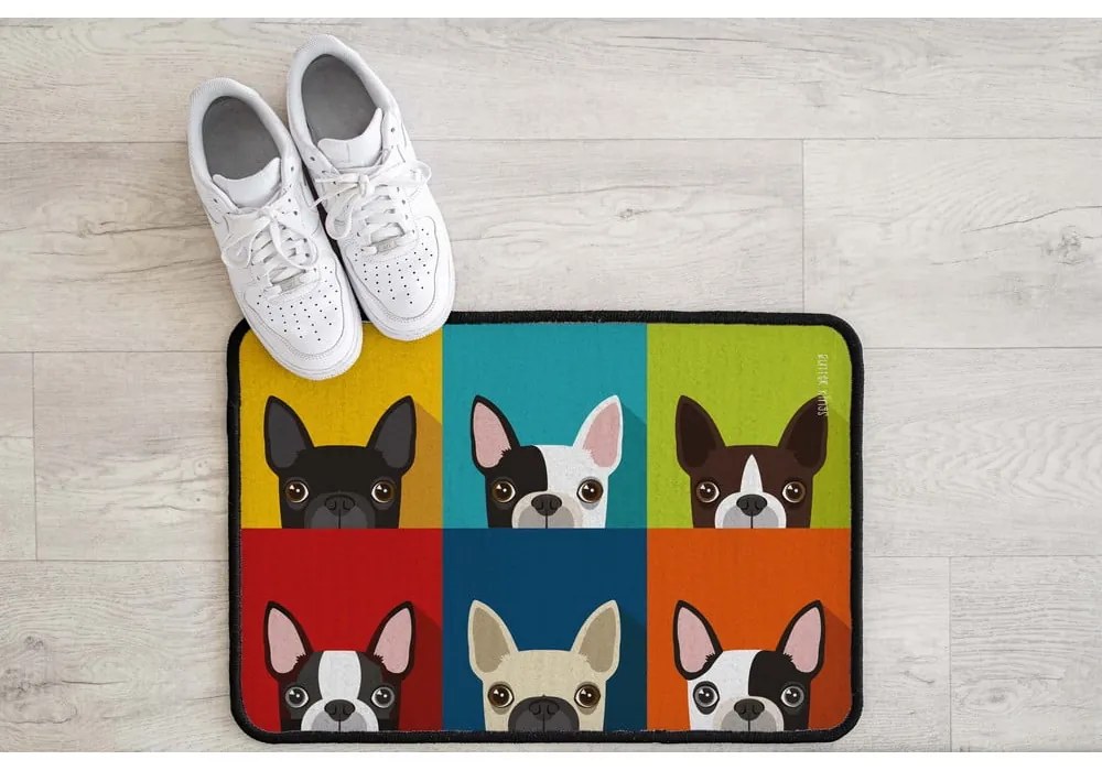 Covoraș de intrare 45x75 cm Which Frenchie – Butter Kings