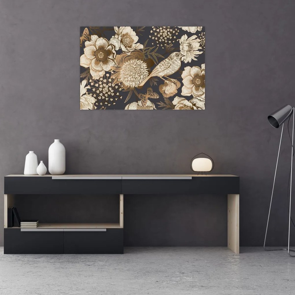 Tablou - Grădina de aur (90x60 cm)