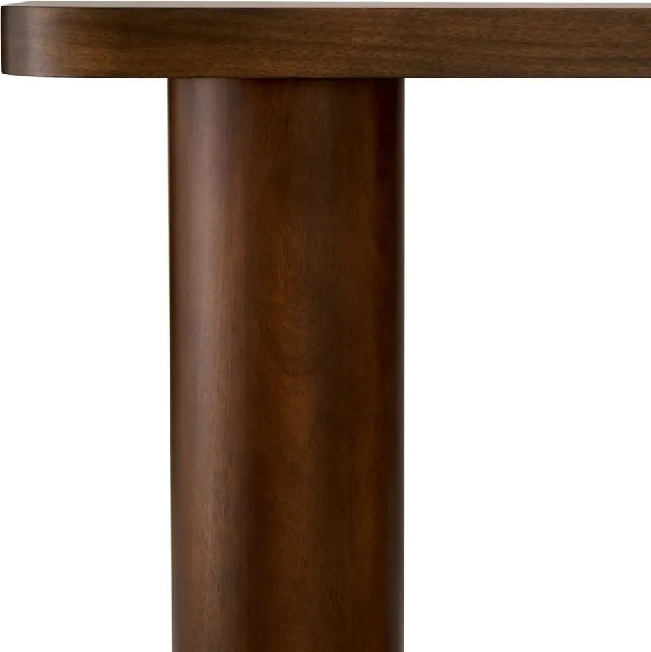 Consola LUX din Lemn, Furnir Okoume, Lindbrook 150x40cm