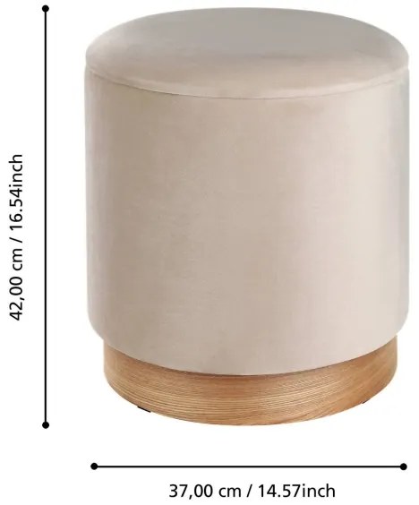 SET 2x taburet Eglo 424035 MASHIKE bej