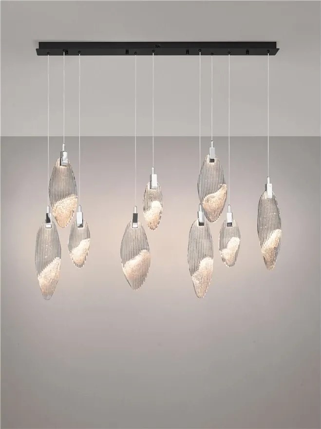 Lustra LED suspendata design decorativ SERIQ L-120cm