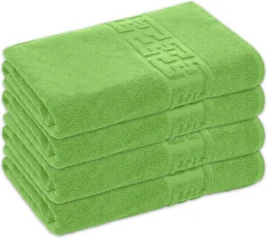 Set 4 Prosoape Baie Bumbac 100%, 550g/m², Greek