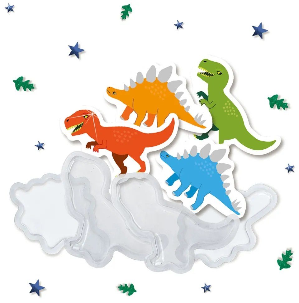 Set creativ - Autocolante dinozauri