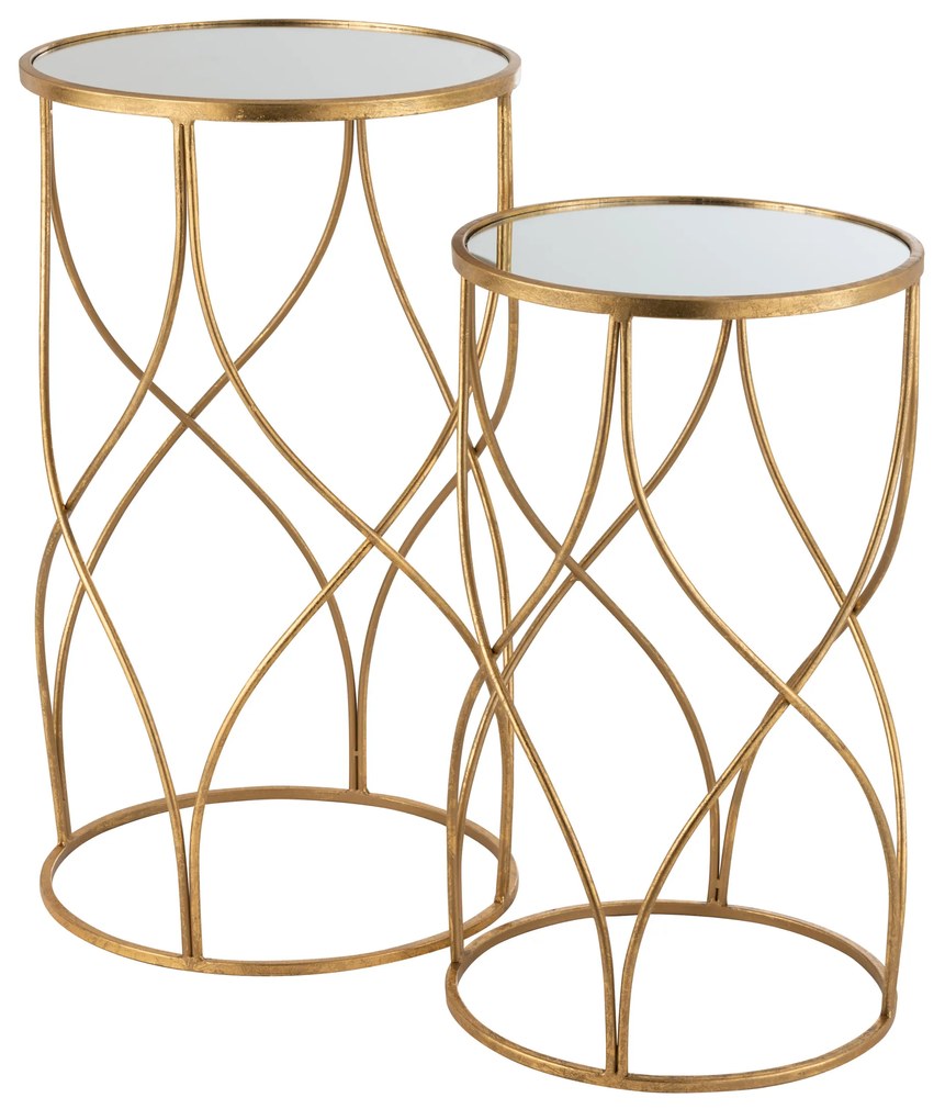 Set 2 masute laterale Lien Mirror
