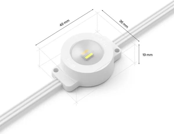 Philips Hue FESTAVIA - Șir exterior LED RGBW dimabil, extensibil, 16xLED 9m IP65